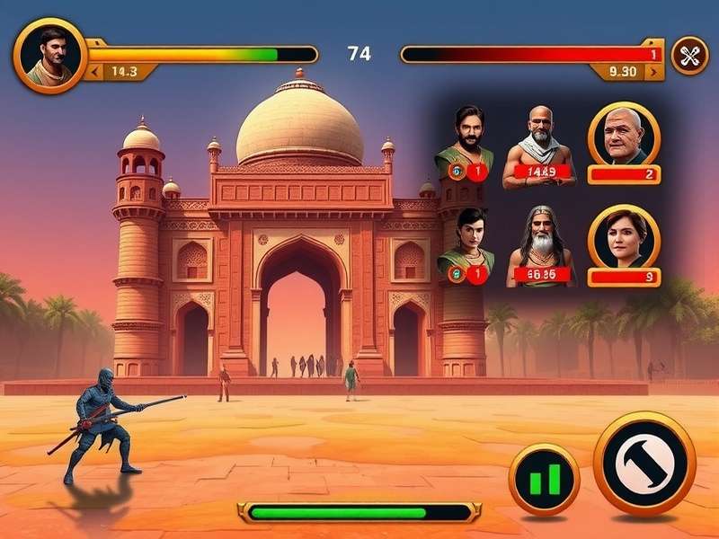 India Gate Dominator character selection screen